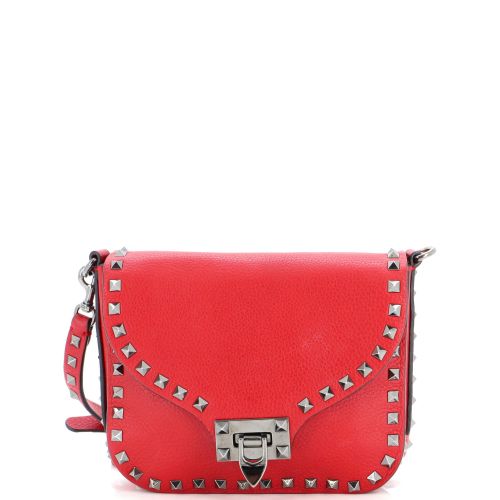 Rockstud Flip Lock Flap Bag Leather Mini