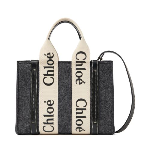 Chloe Small Woody Tote Bag With Strap