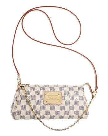 Louis Vuitton Damier Eva Clutch N55214 White